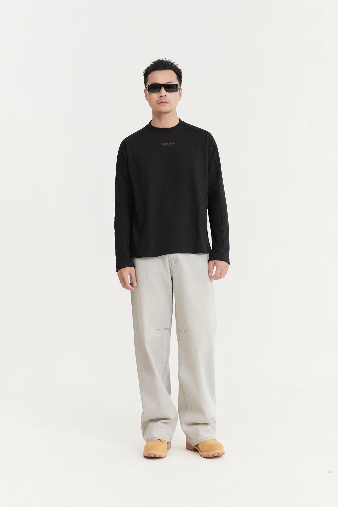  Quần Jean Relaxed Static Gray Denim 