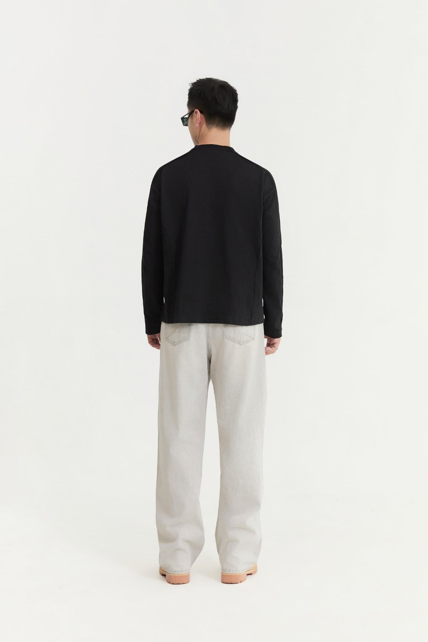 Quần Jean Relaxed Static Gray Denim