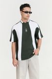 Áo Polo Oversize Kẻ Sọc Xanh 360GSM