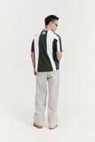 Áo Polo Oversize Kẻ Sọc Xanh 360GSM