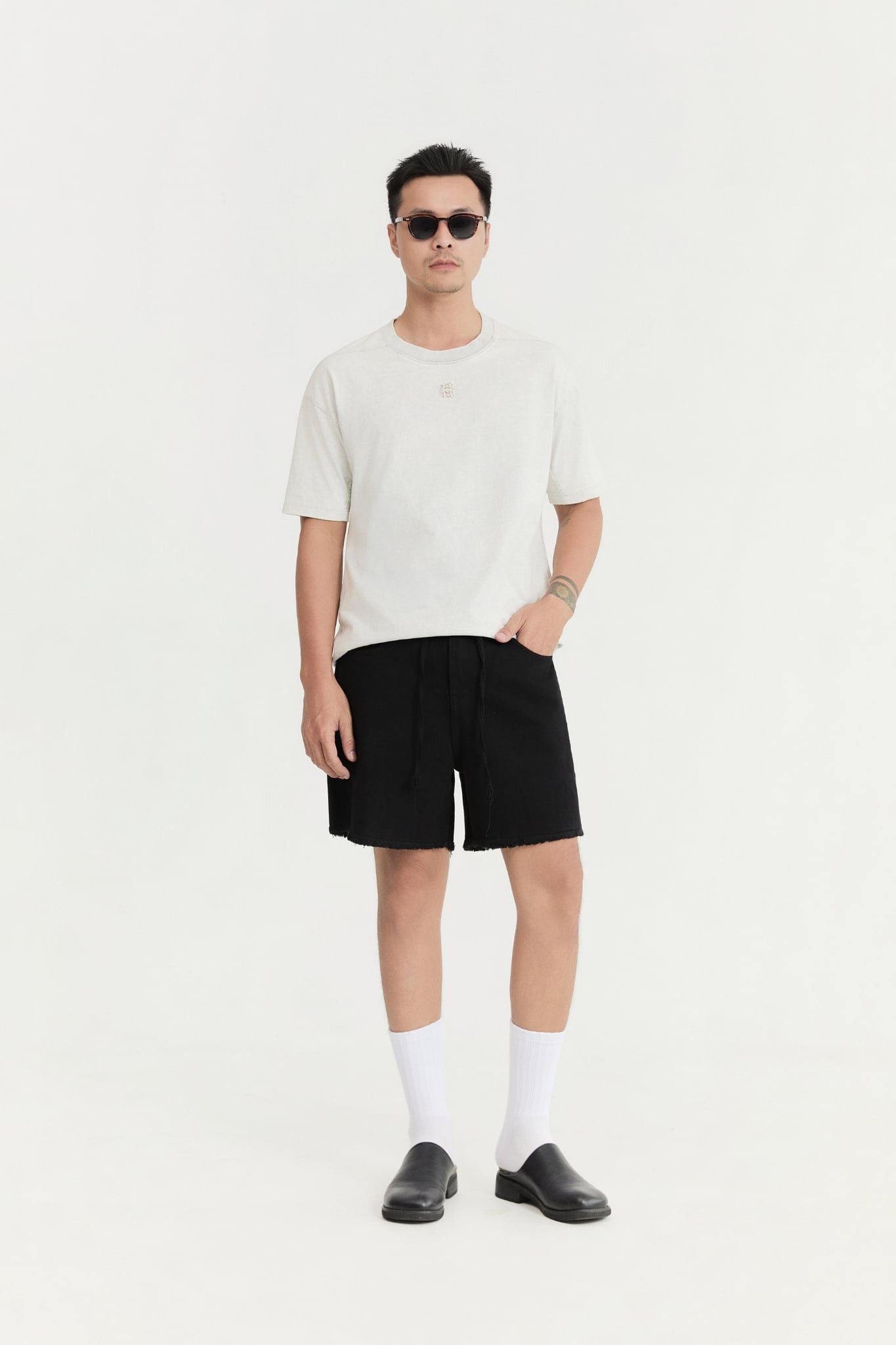  Áo Thun Wash Oversize Multi-Paneled V1 