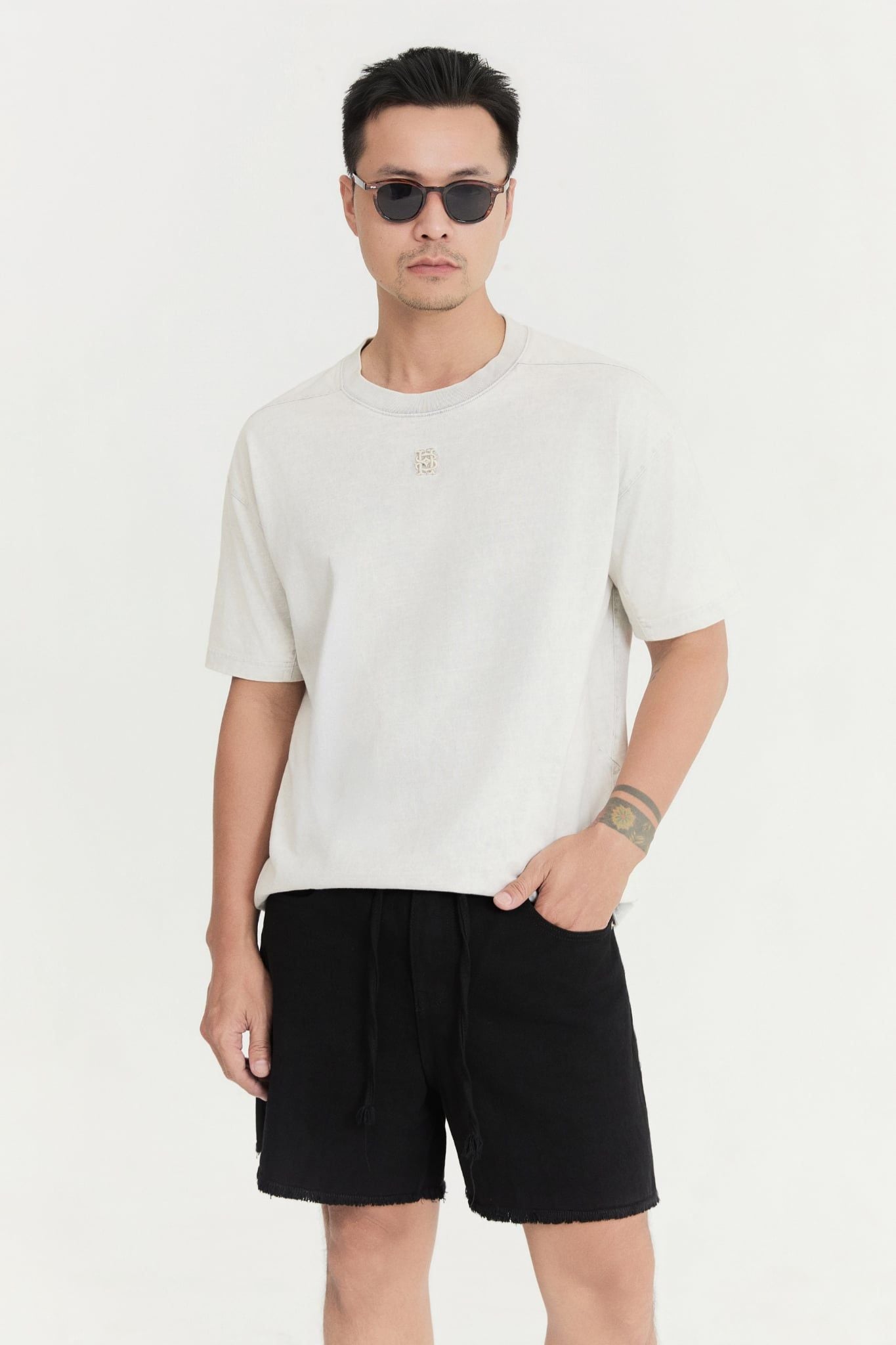  Áo Thun Wash Oversize Multi-Paneled V1 