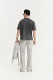 Áo Thun Boxy Wash  Static Gray