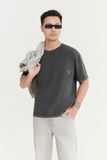 Áo Thun Boxy Wash  Static Gray