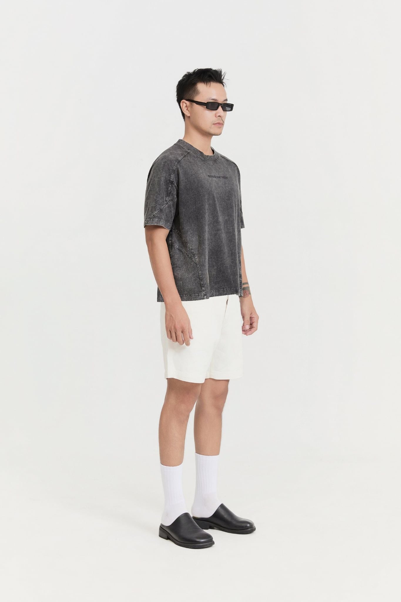 Áo Thun Boxy Wash Multi-Paneled V1