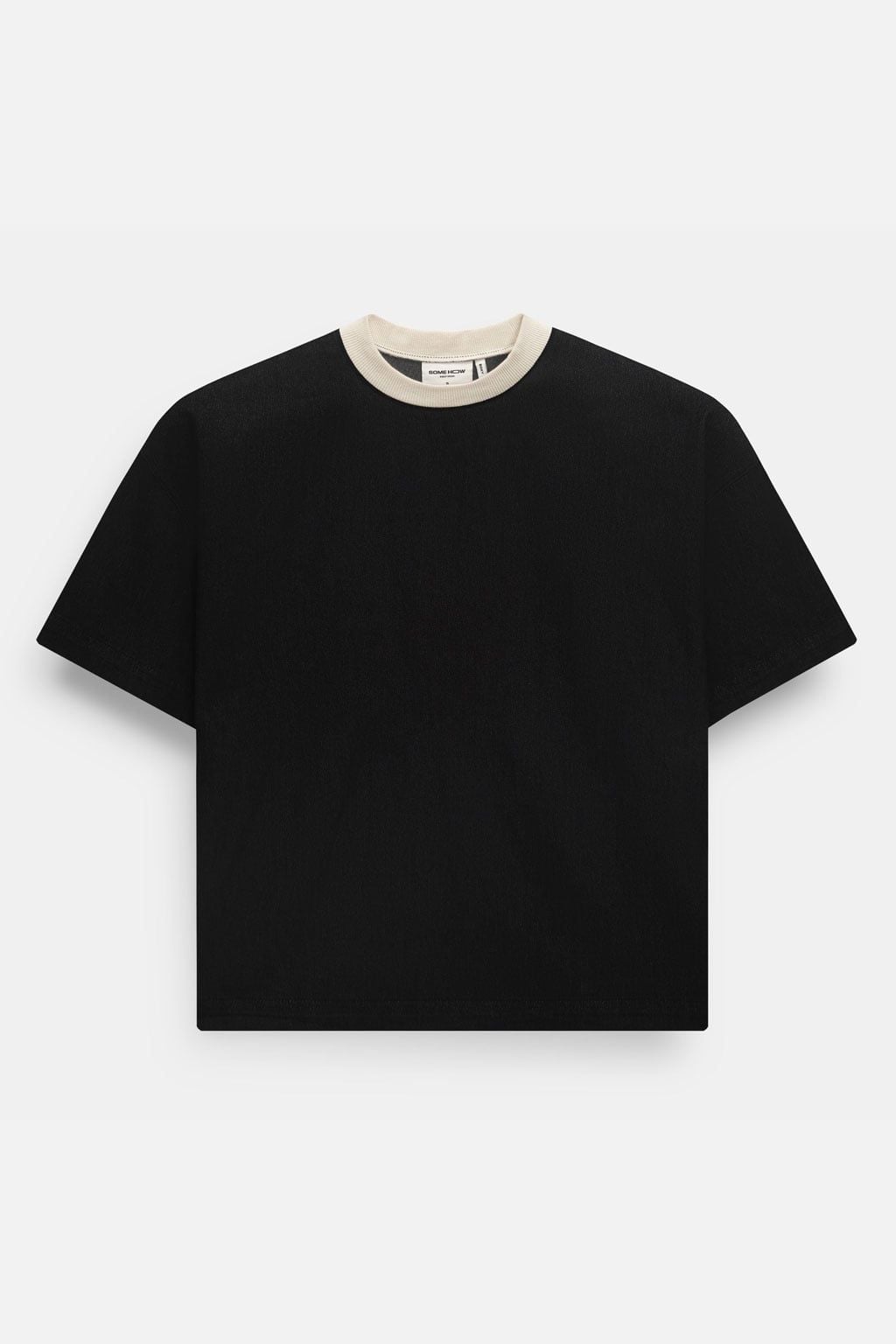 Áo Thun Boxy Denim Wash Enzyme Phối Bo