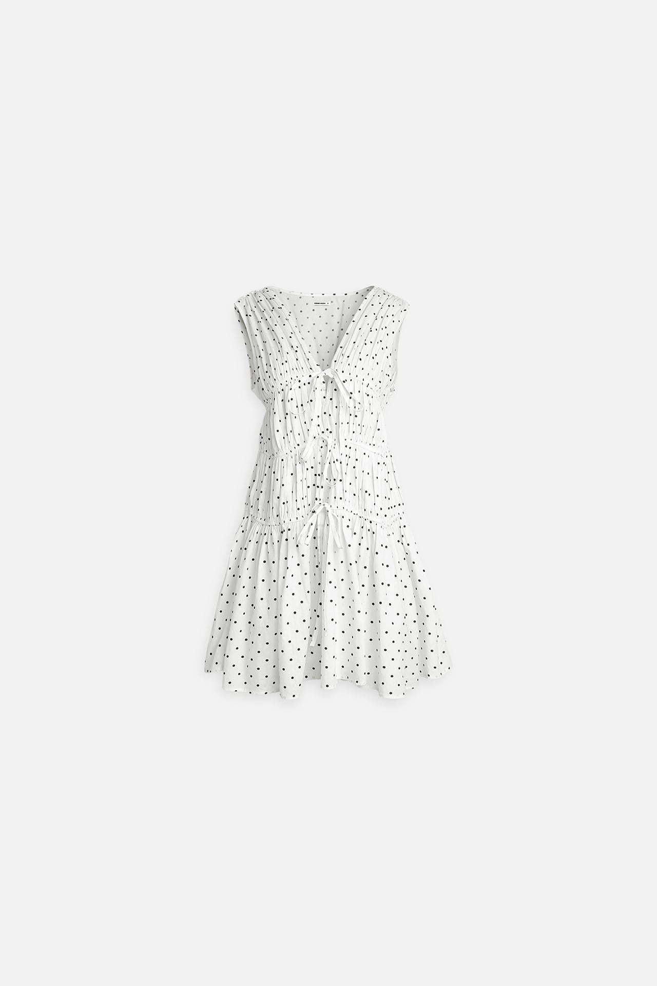Đầm Ngắn Chấm Bi Elira Mini Dress