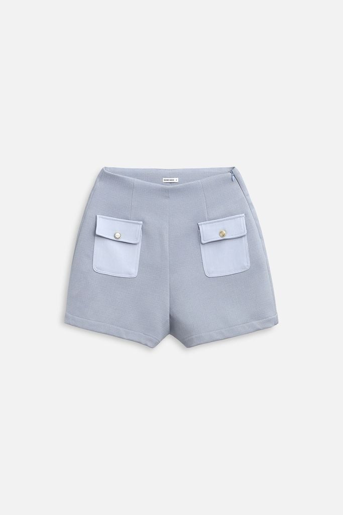  Quần Short Square Snap Pocket 