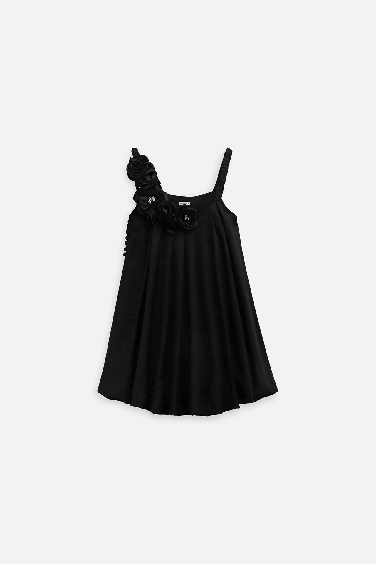 Đầm Ngắn Black White Orchid Petal