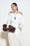 Áo Thun Ôm Tay Dài Trễ Vai Lyra Top