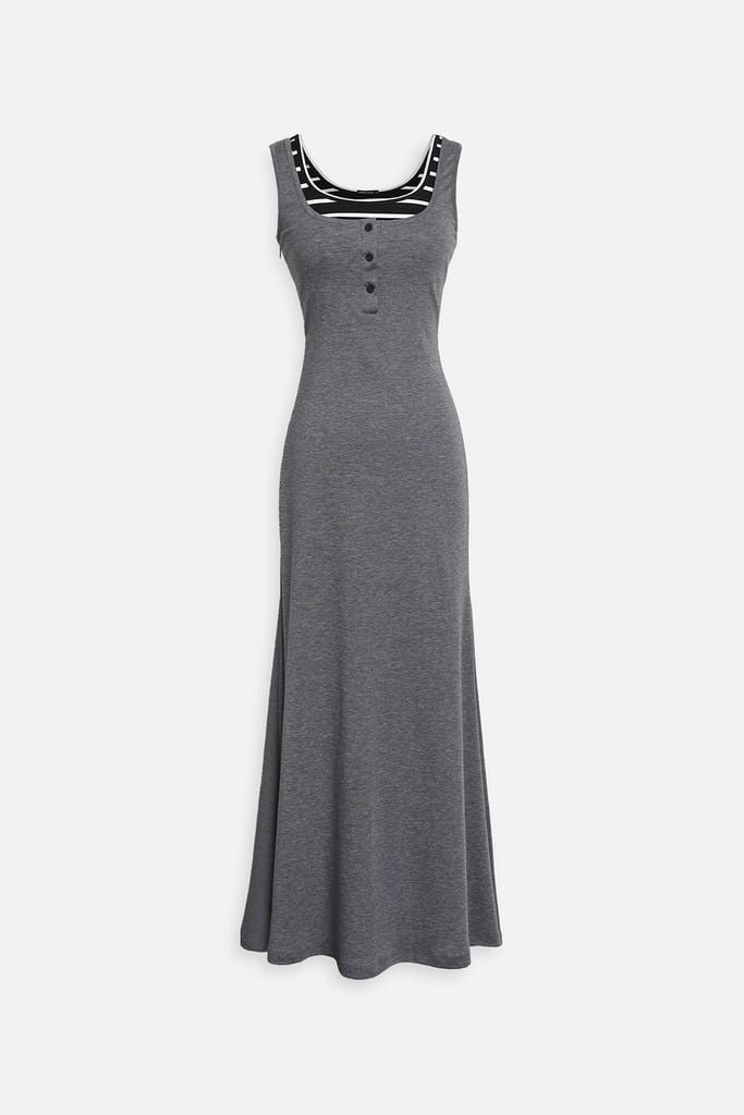  Đầm Dài Contour Ribbed 