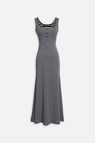 Đầm Dài Contour Ribbed