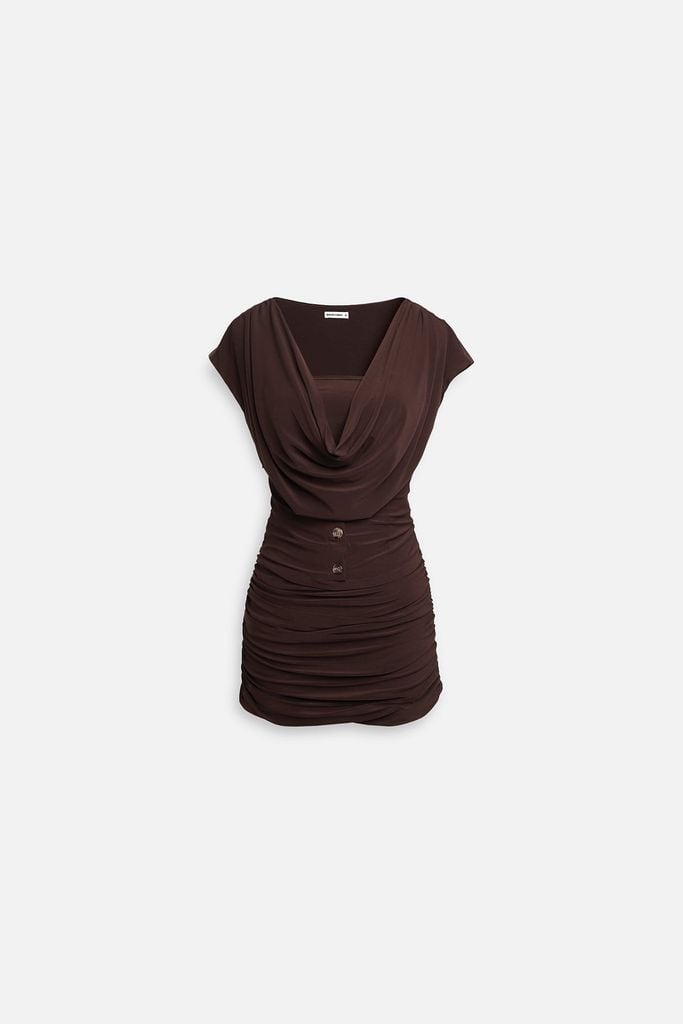  Đầm Ngắn Sophie Drape Ladong 