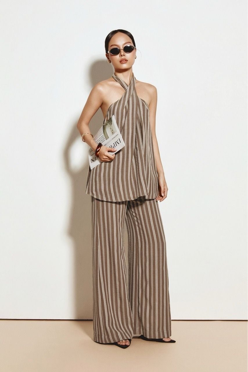 Set Đồ Nữ Alice Stripe Pants