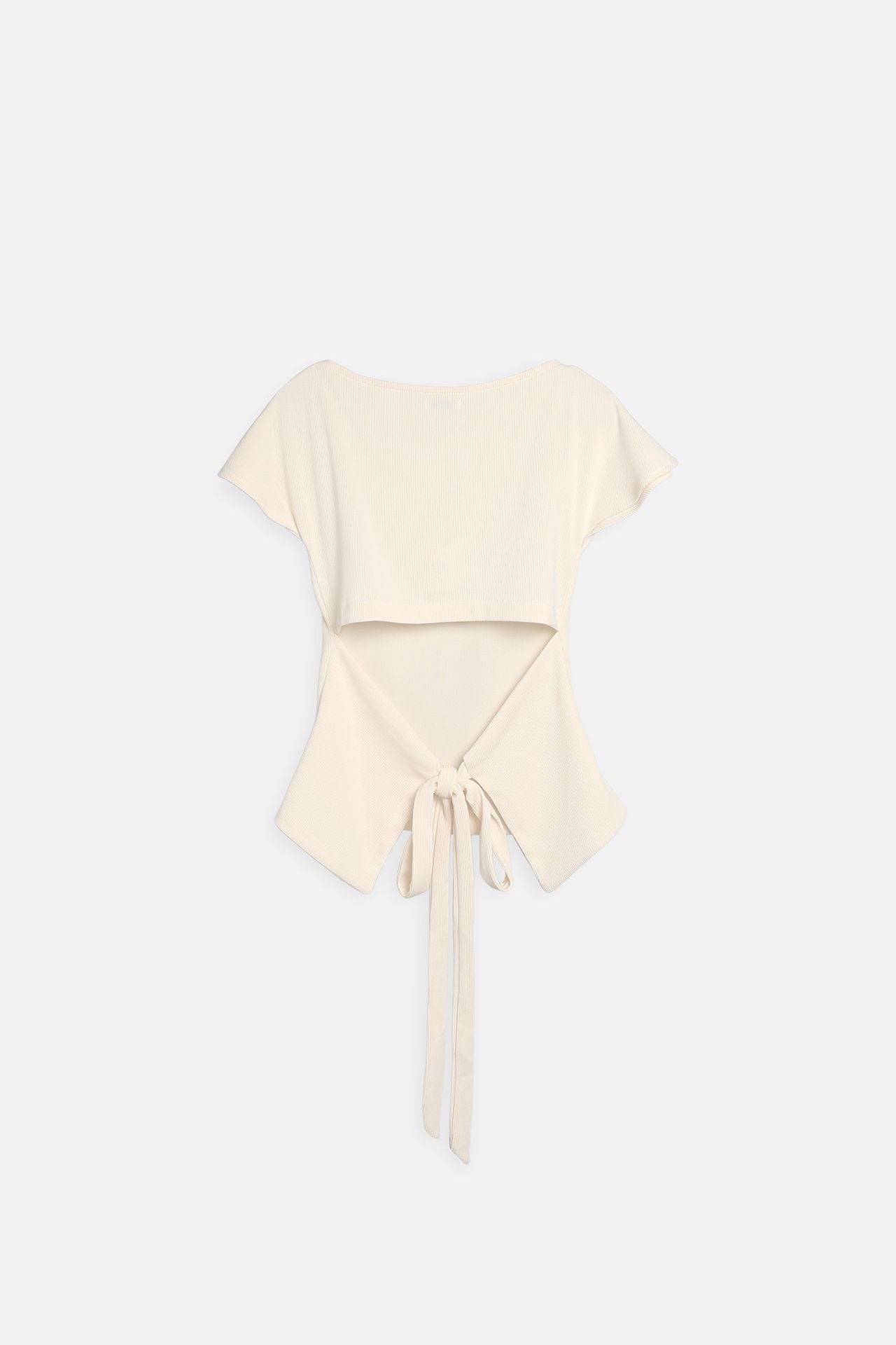 Áo Thun Flare Sleeve Back-Tie