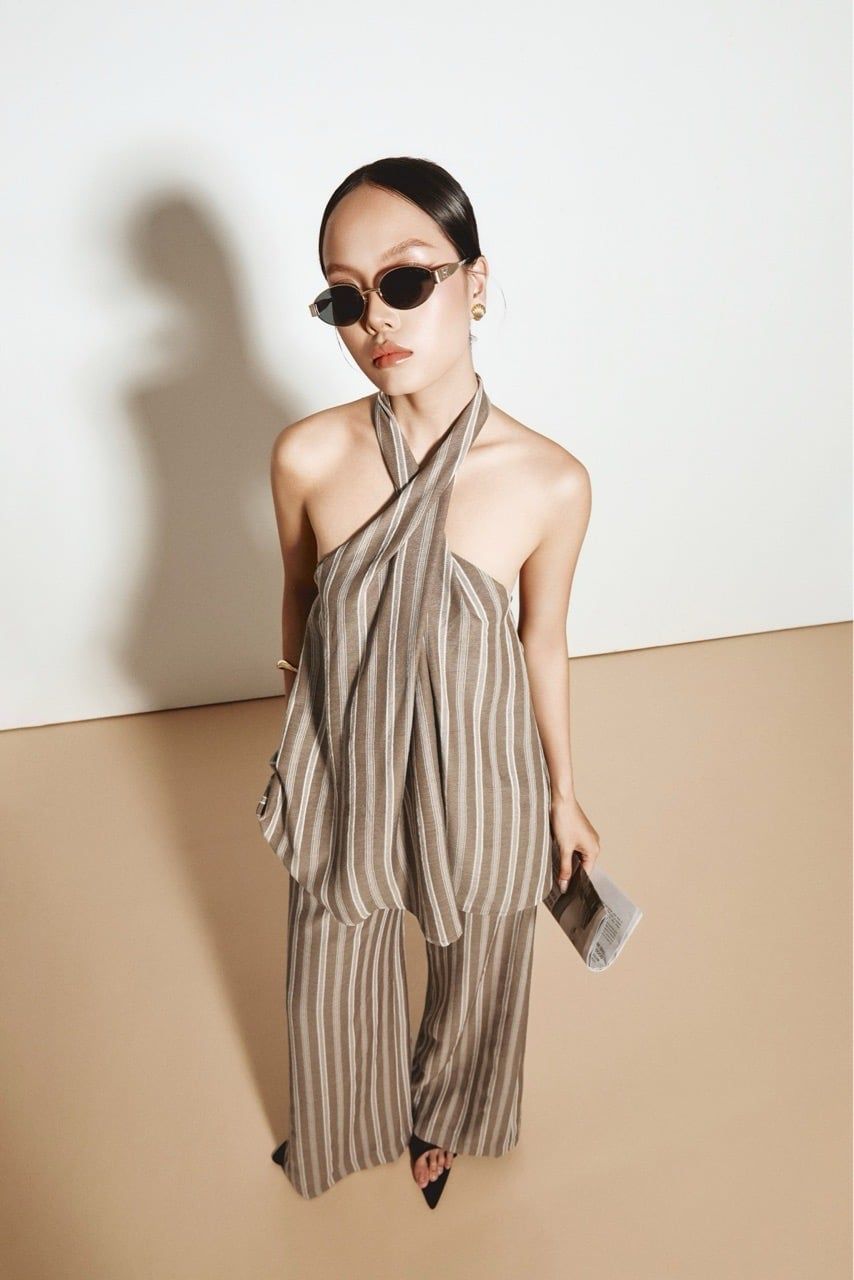 Set Đồ Nữ Alice Stripe Pants