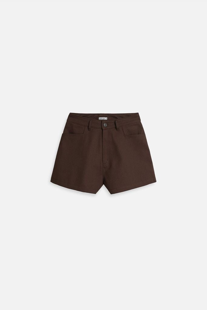  Quần Short Denim High Waist 