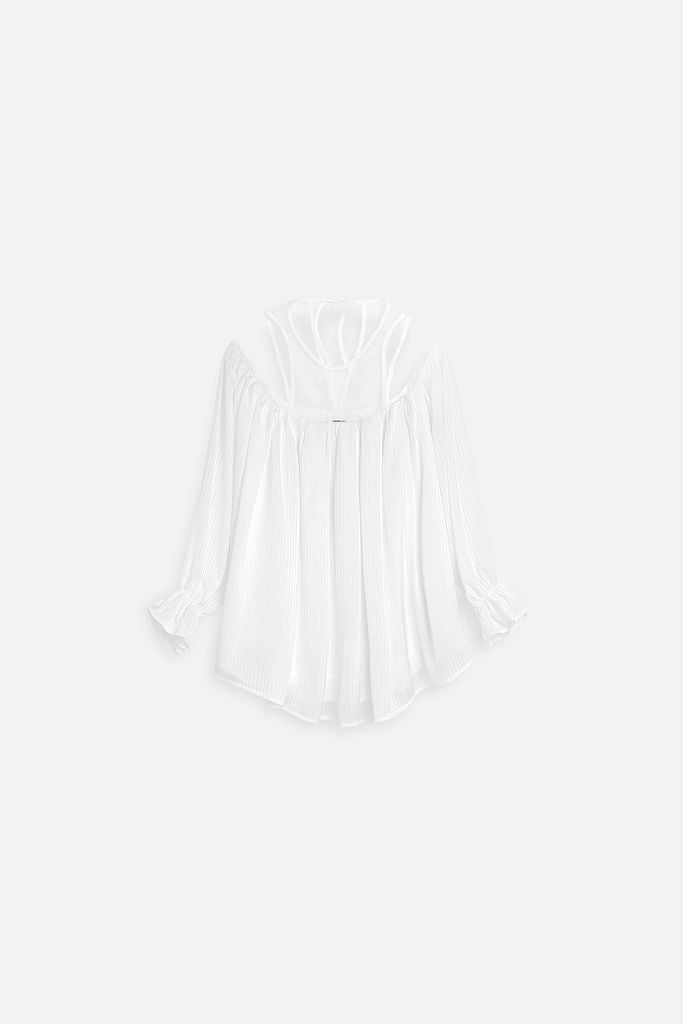  Áo Kiểu Trễ Vai Mellow Blouse 