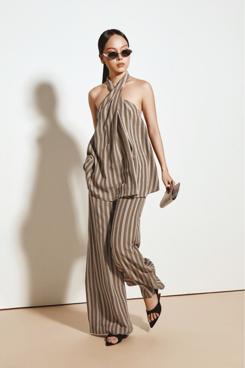Set Đồ Nữ Alice Stripe Pants