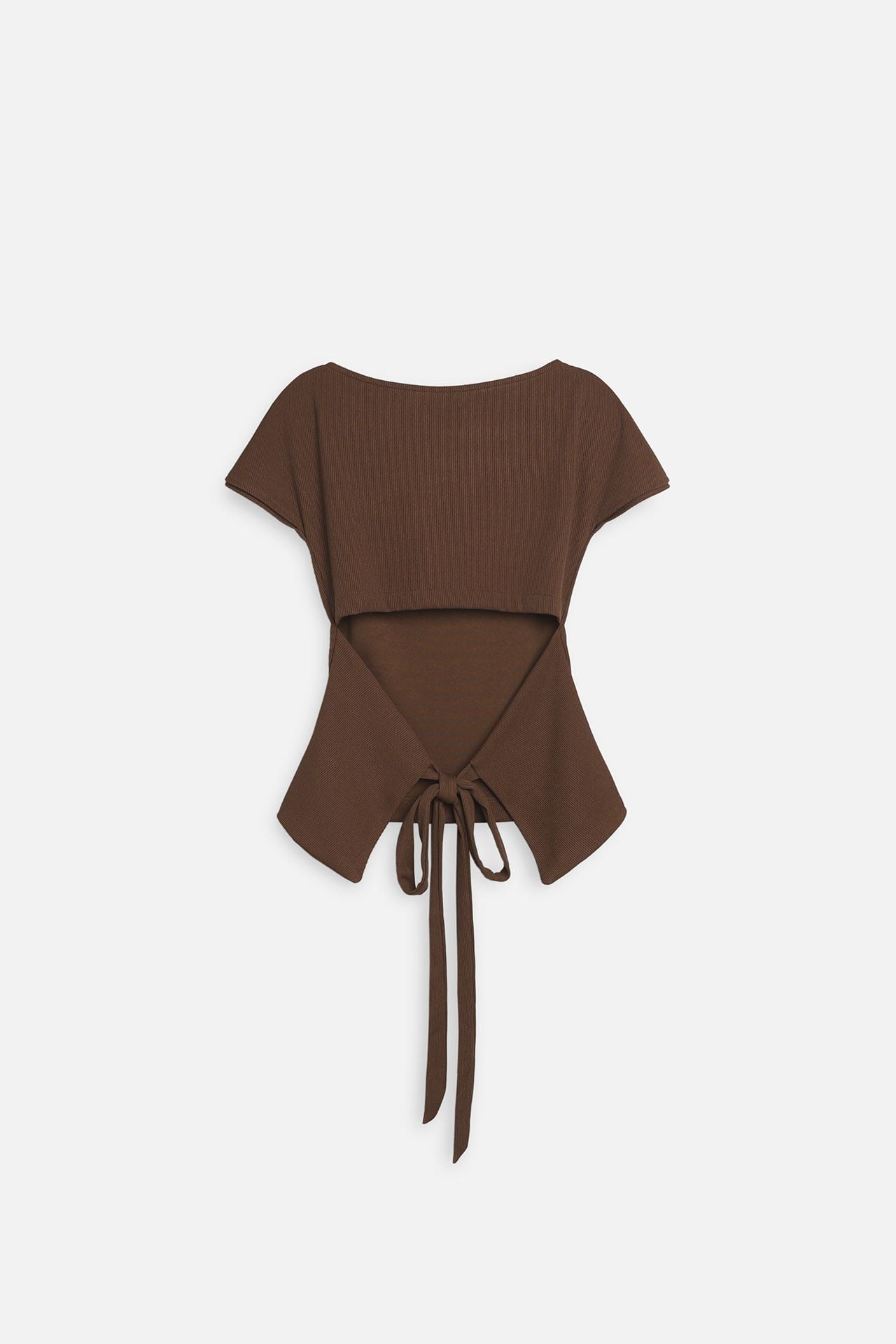 Áo Thun Flare Sleeve Back-Tie