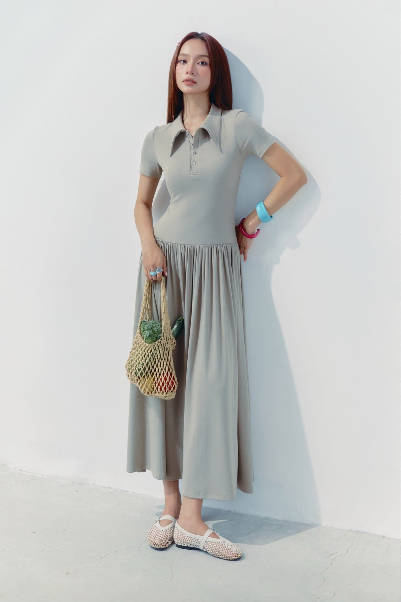  Đầm Dài Vireon Classic Polo 