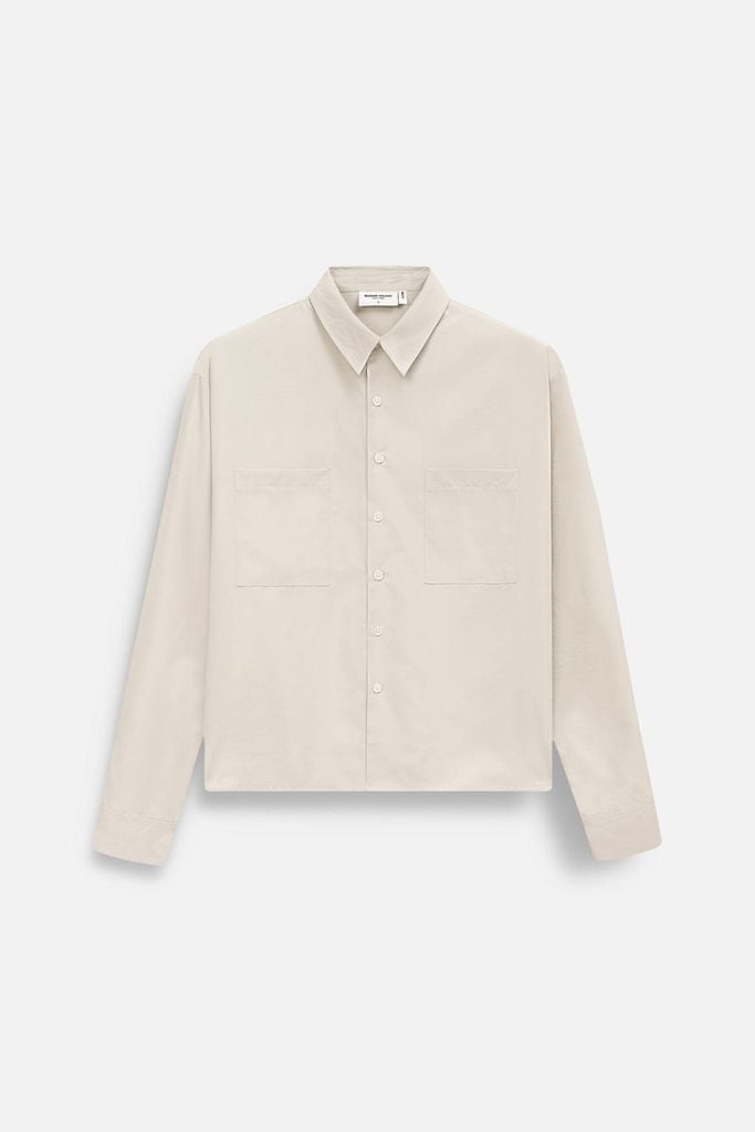  Áo Sơ Mi Boxy Tay Dài Grand Pocket 