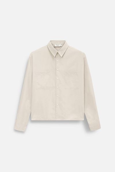 Áo Sơ Mi Boxy Tay Dài Grand Pocket
