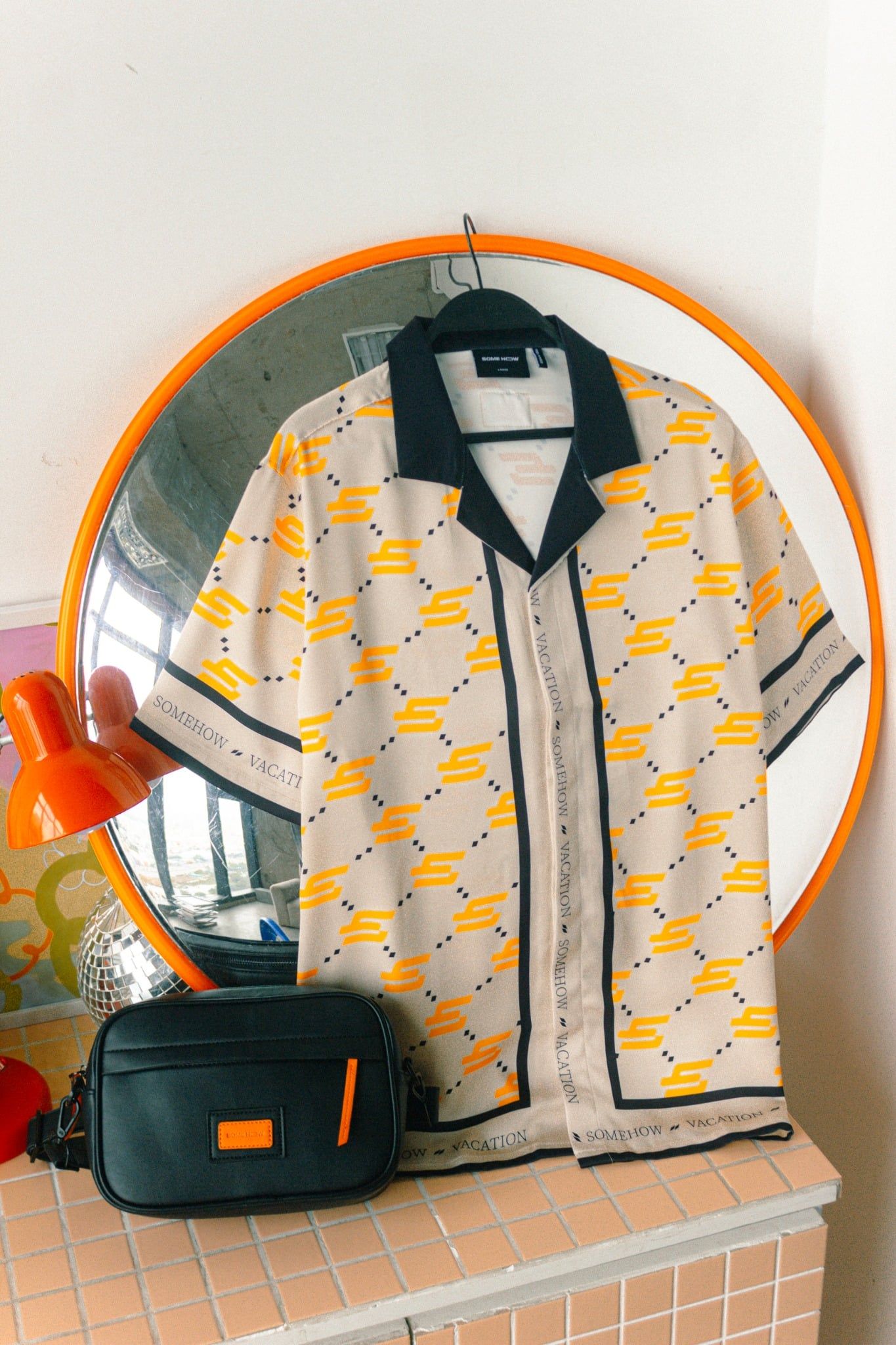 Áo Sơ Mi Orange Mark On Beige