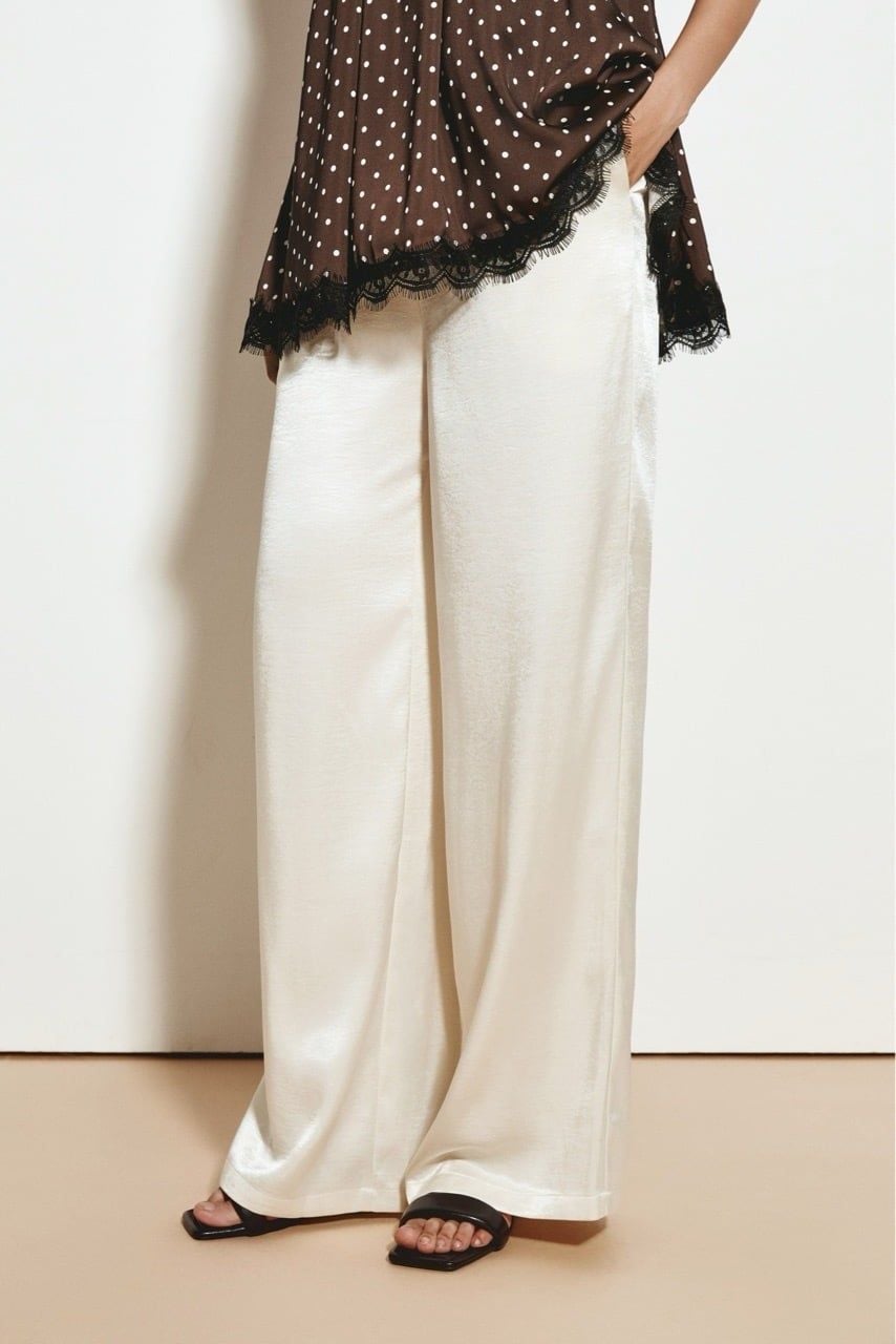 Quần Dài Lụa Velour Flow Silky
