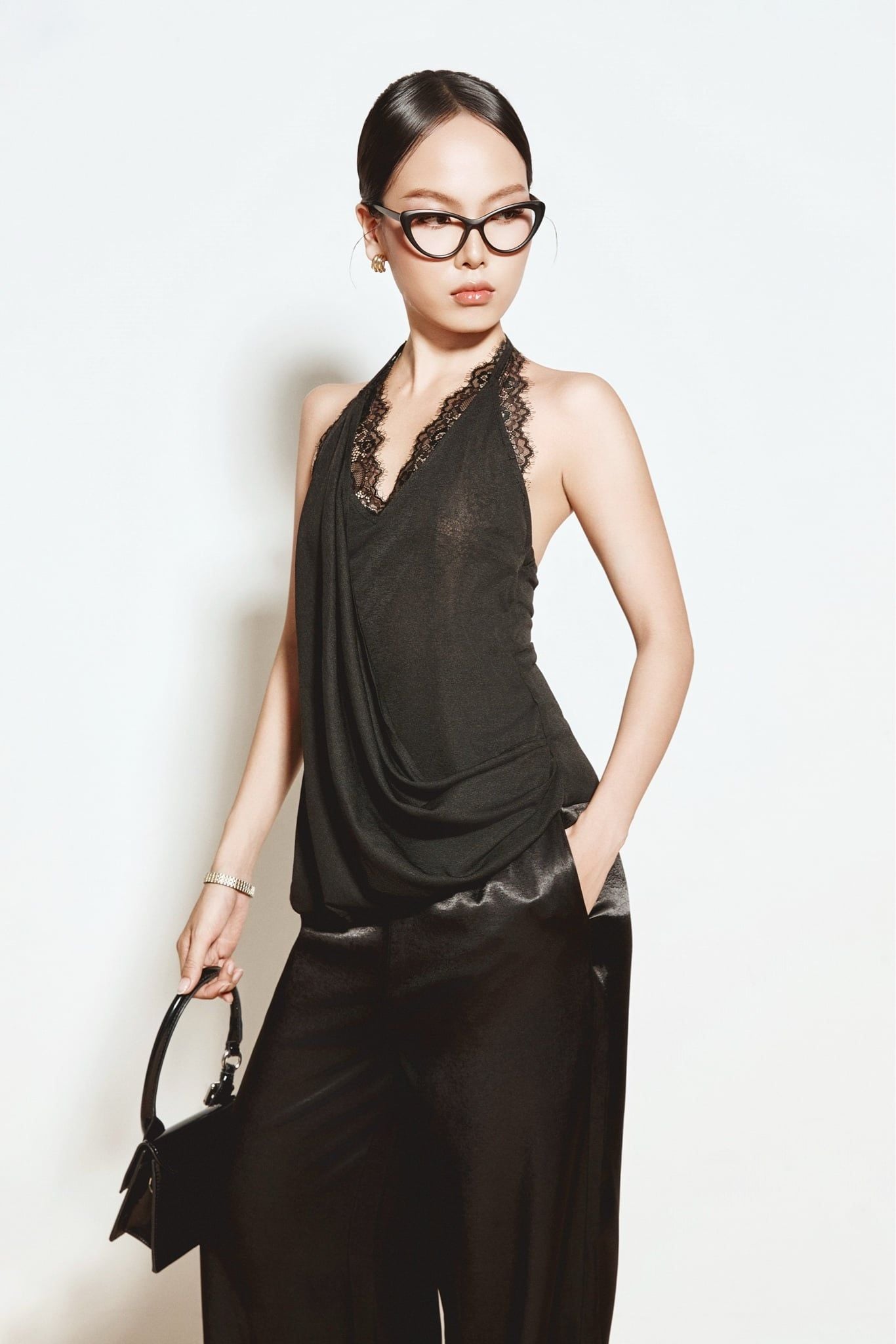 Áo Kiểu Phối Ren Siren Top