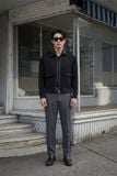 Áo Khoác Slimfit Double Face Black