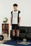 Set Áo Thun Short Black White LA