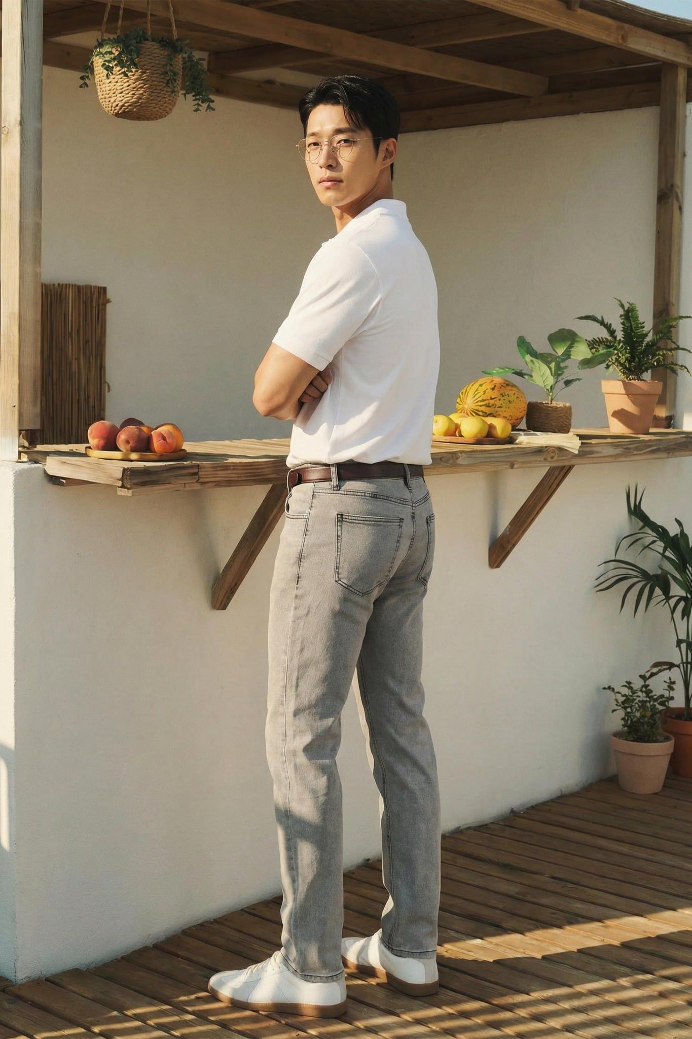 Quần Jean Rayon Slimfit Gray Shade 3