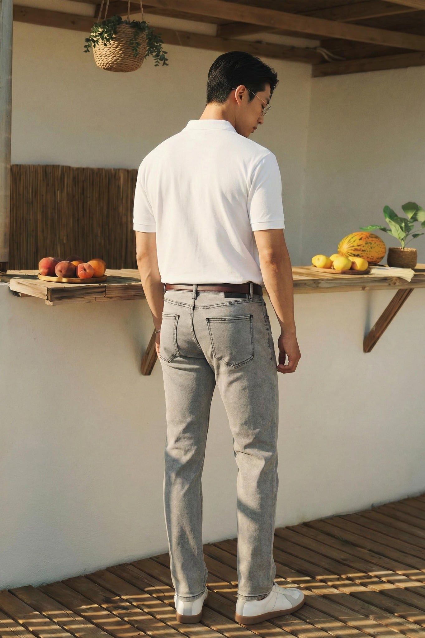 Quần Jean Rayon Slimfit Gray Shade 3