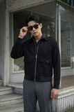 Áo Khoác Slimfit Double Face Black