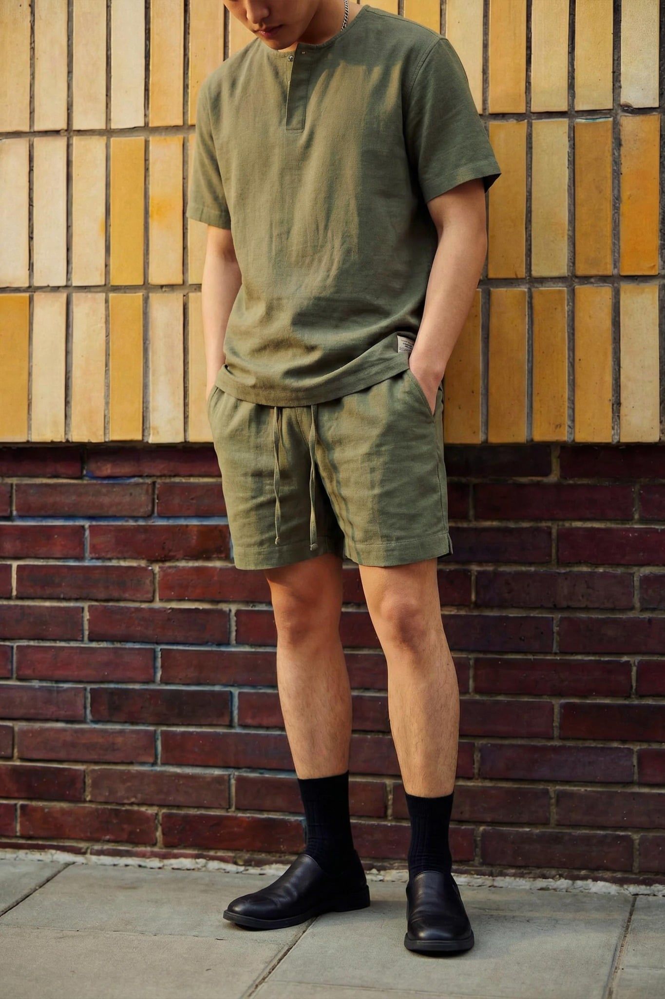 Set Linen Top Short The Shift