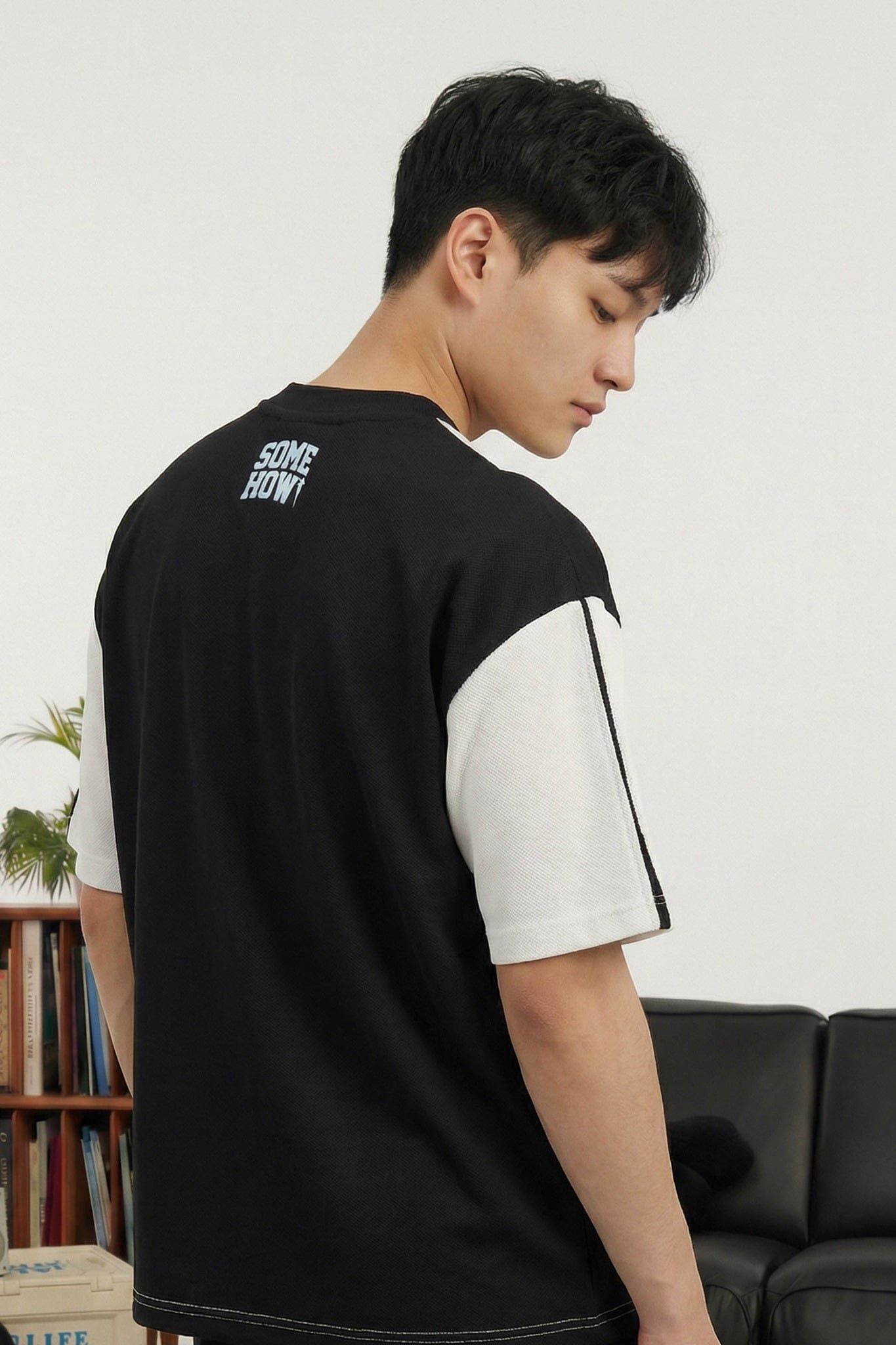 Set Áo Thun Short Black White LA