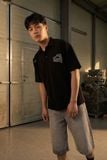 Áo Polo Oversize Black Cat Sleeping Dog