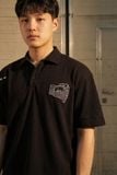 Áo Polo Oversize Black Cat Sleeping Dog