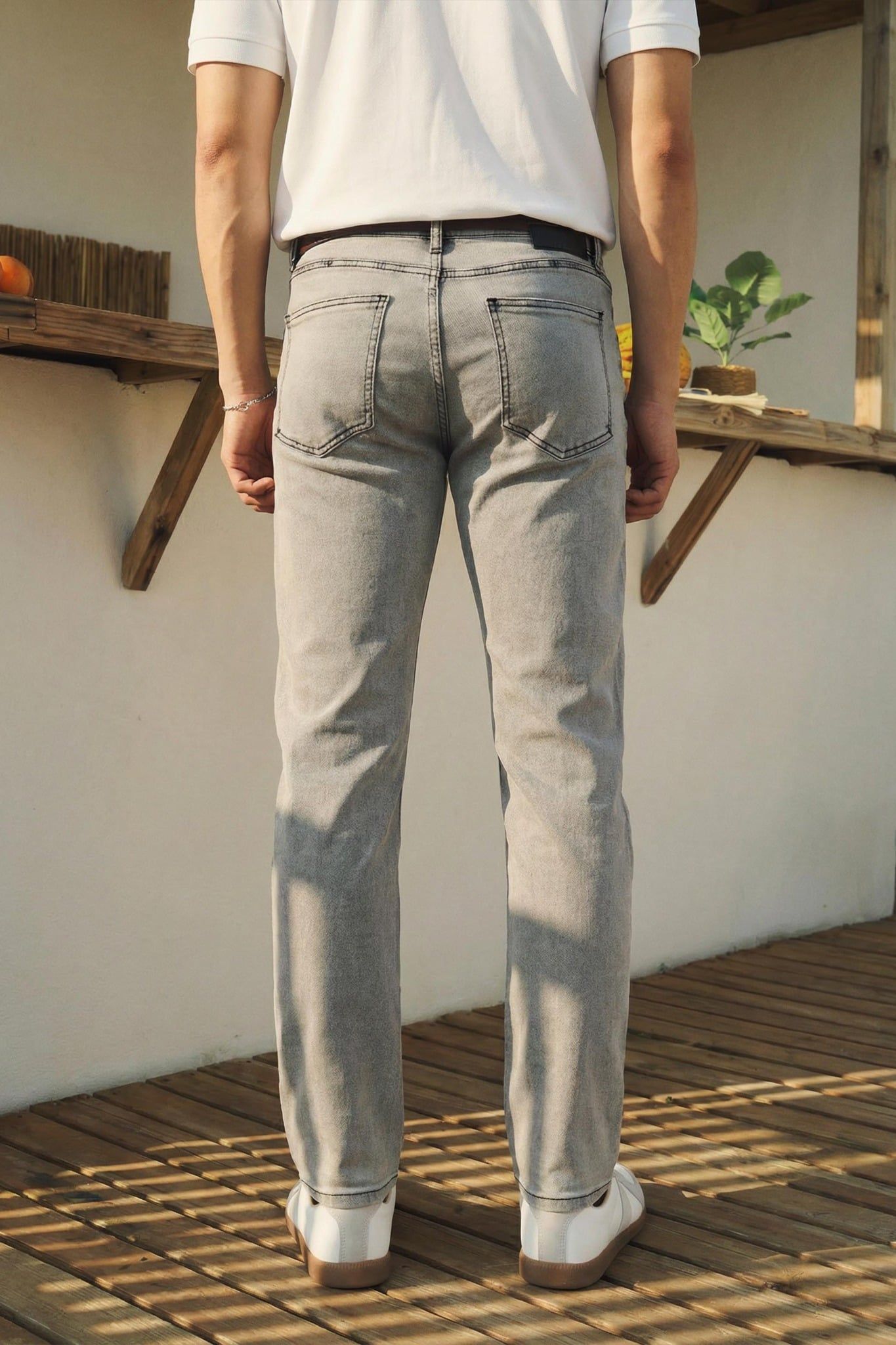 Quần Jean Rayon Slimfit Gray Shade 3