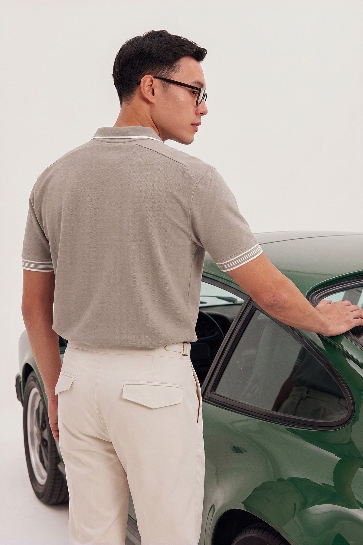 Áo Polo Regular Trụ V Mix Early Autumn