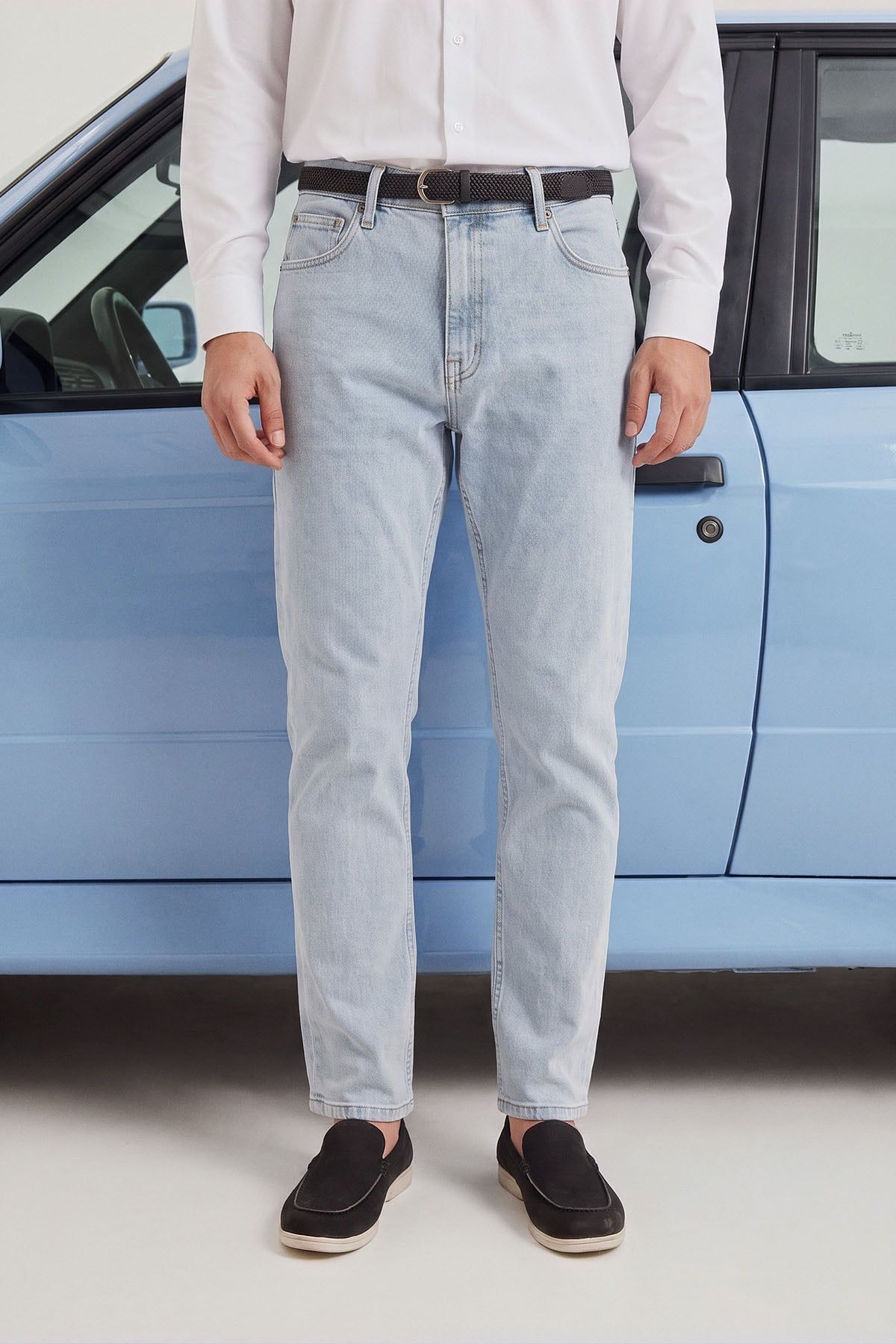  Quần Jean Rayon Slimfit Bright Blue 3 