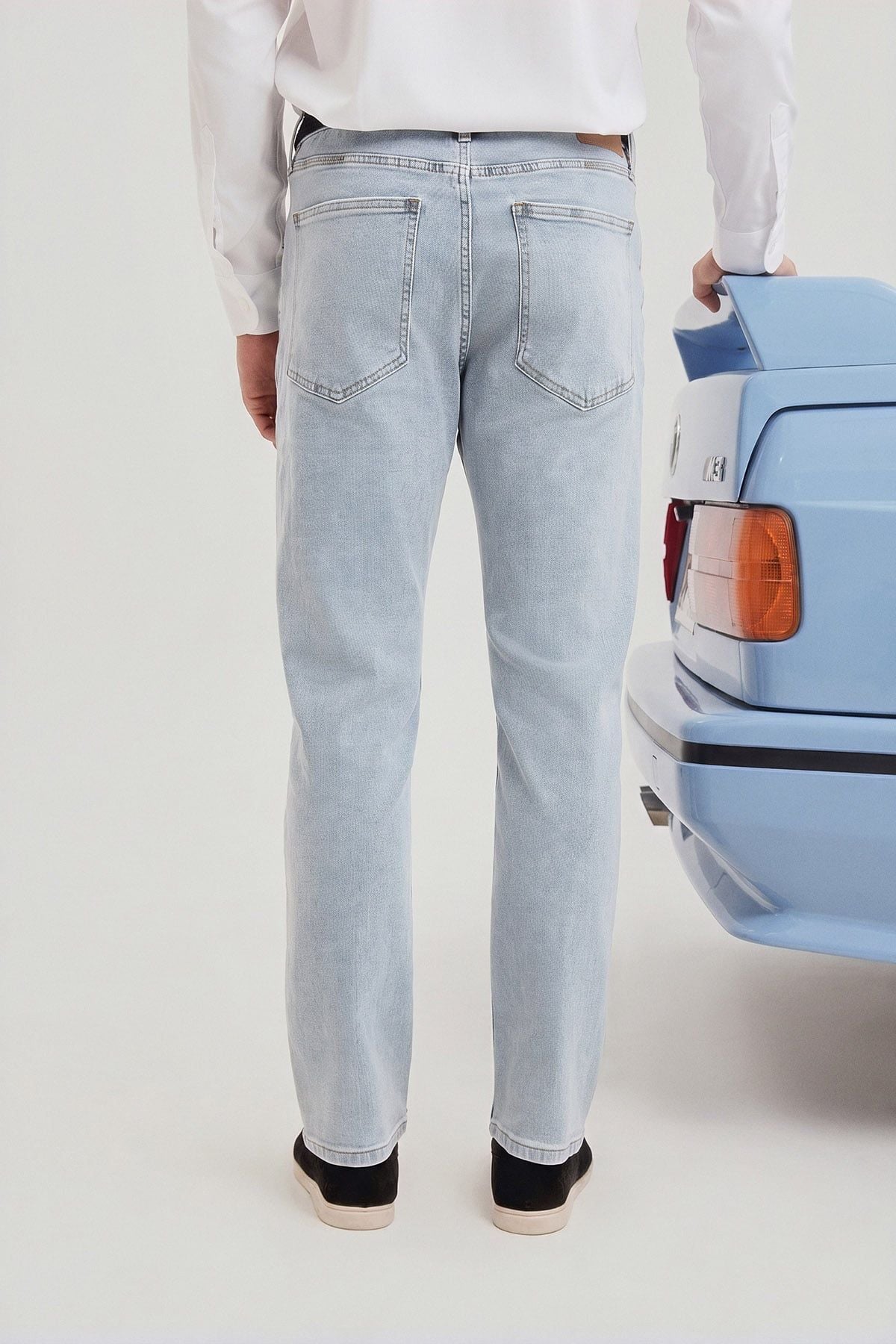 Quần Jean Rayon Slimfit Bright Blue 3