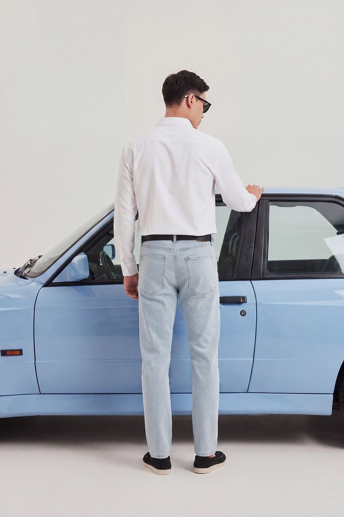 Quần Jean Rayon Slimfit Bright Blue 3