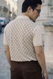 Áo Polo Regular In Pattern Brown