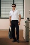 Áo Polo Slimfit Minimal Line White