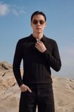 Áo Polo Tay Dài Knit Column