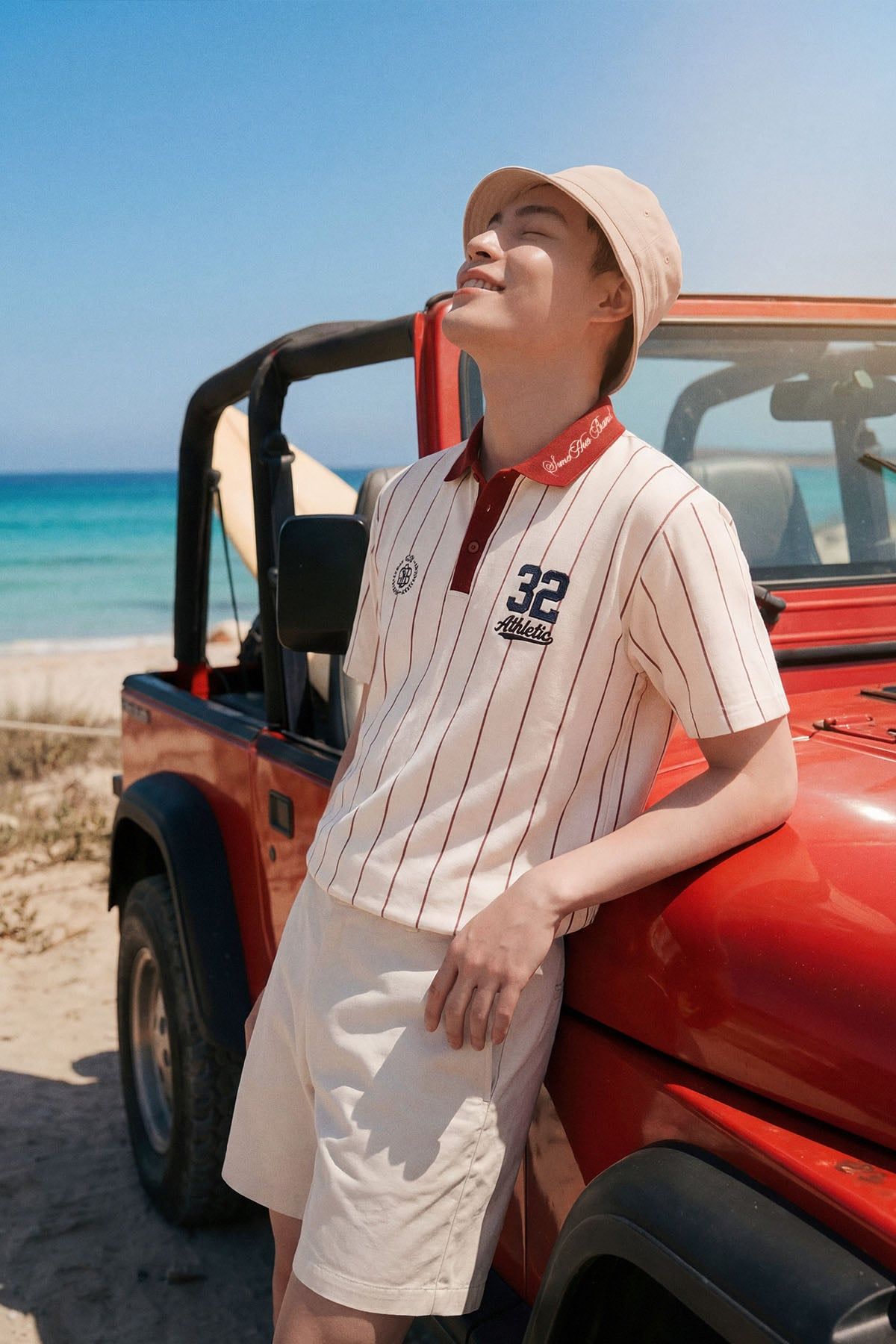  Áo Polo Regular No 32 Cream Red 