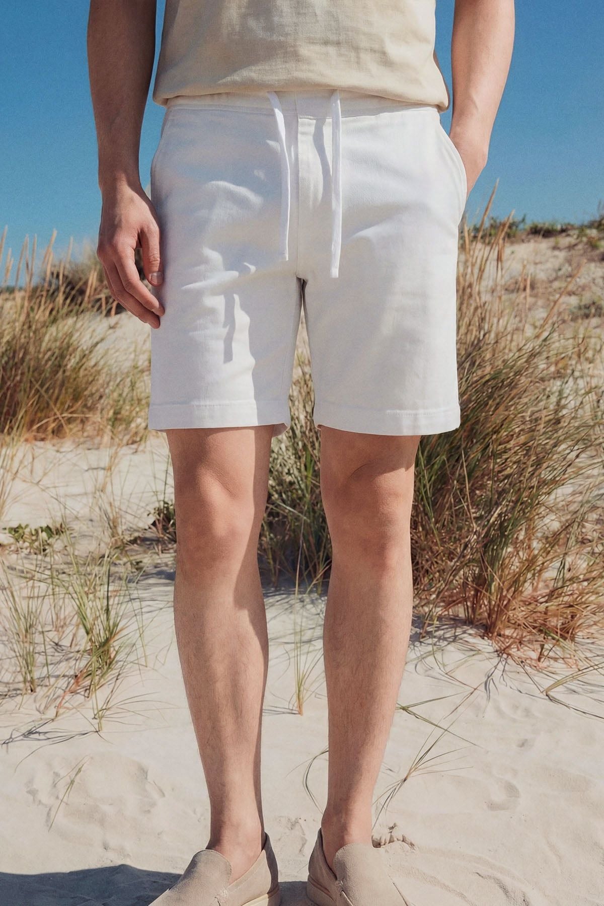  Quần Short Denim Xược Slimfit Plain 