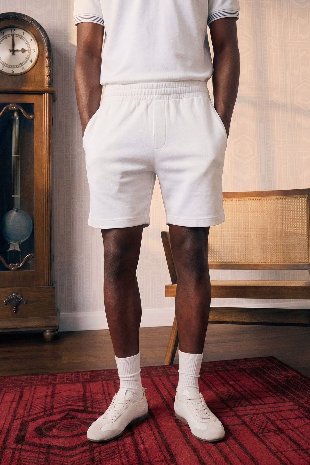 Quần Short Slimfit Pique Classic